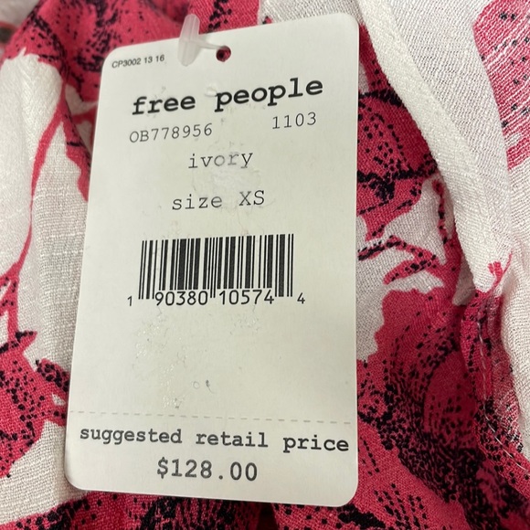 NWT FP French Quarter Print Wrap mini Dress - Picture 14 of 15